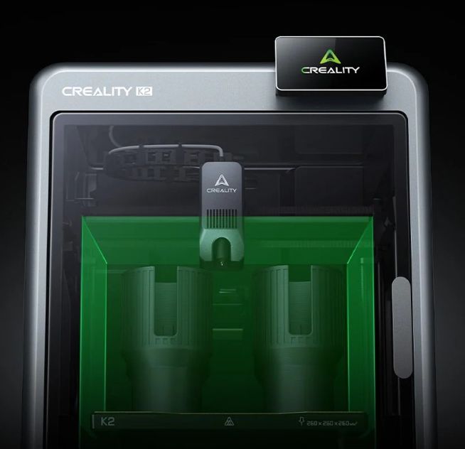 Ілюстрація об'єму друку 260x260x260 мм всередині закритого принтера.